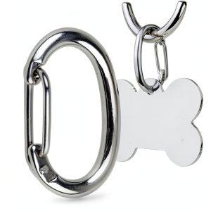 GoTags Pet ID Tag Clips Stainless Steel Quick Clip Silencer-0