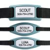 GoTags Silicone Pet ID Tags Silent Durable Customizable-5