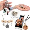 YHYZ Metal Key Rings Assorted Sizes Stainless Steel Alloy-6