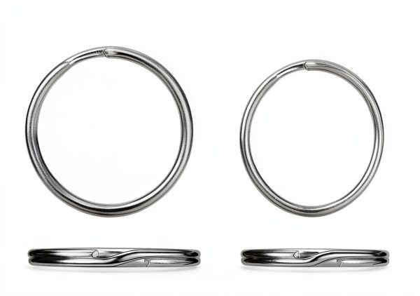 YHYZ Metal Key Rings Assorted Sizes Stainless Steel Alloy-1