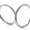YHYZ Metal Key Rings Assorted Sizes Stainless Steel Alloy-2
