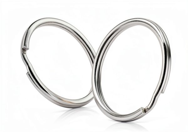 YHYZ Metal Key Rings Assorted Sizes Stainless Steel Alloy-2