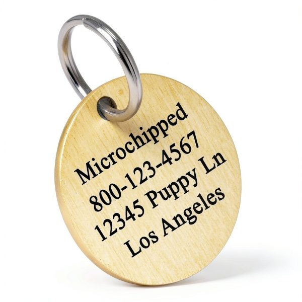 Ultra Joys Pet ID Tags Stainless Steel Personalized-3