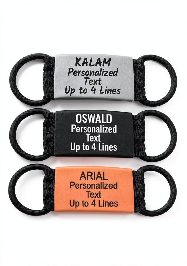 GoTags Pet ID Tags Stainless Steel Slide On Customizable-5