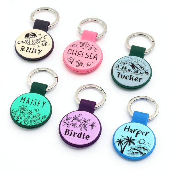 Brayhoo Silicone Pet ID Tags Durable Engraved for Dogs Cats-3