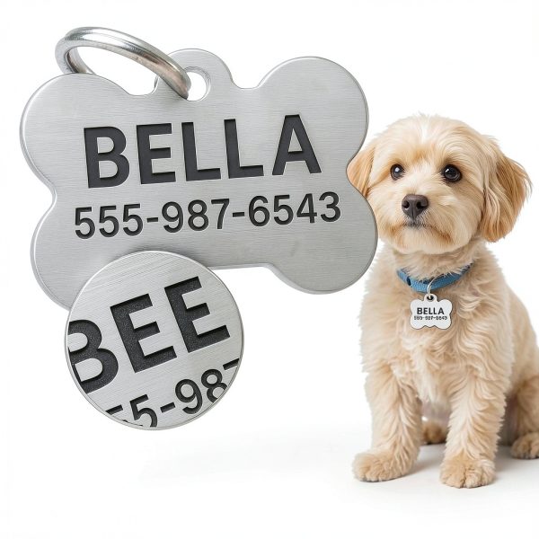 Dr Fremonts Stainless Steel Pet ID Tags Custom Engraved-5