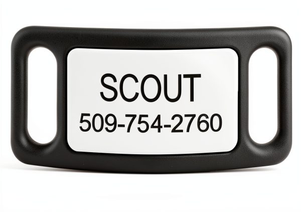 GoTags Silicone Pet ID Tags Silent Durable Customizable-0