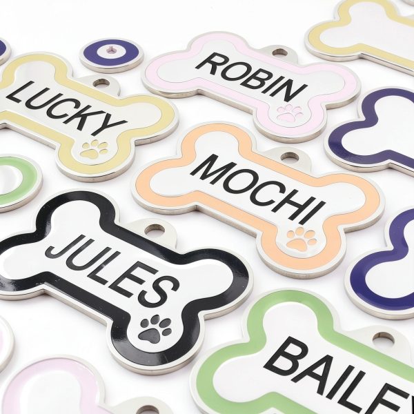 GoTags Stainless Steel Dog ID Tag Laser Engraved-2