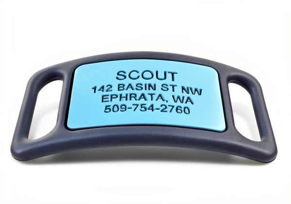 GoTags Silicone Pet ID Tags Silent Durable Customizable-6