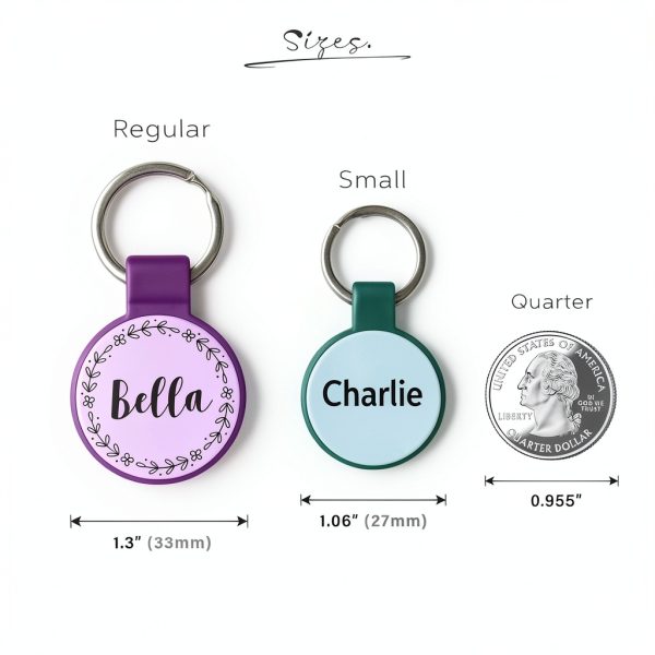 Brayhoo Silicone Pet ID Tags Durable Engraved for Dogs Cats-1