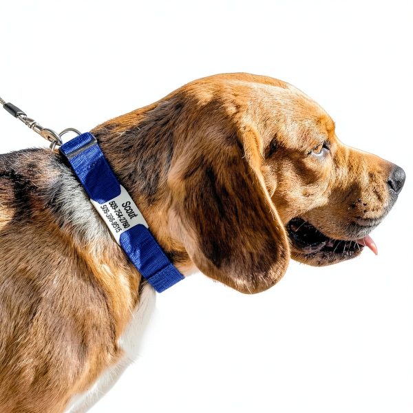 GoTags Dog Collar Stainless Steel Customizable Silent Design-3