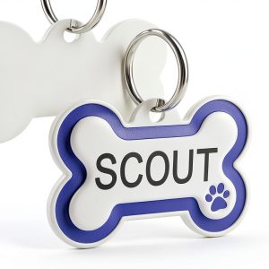 GoTags Stainless Steel Dog ID Tag Laser Engraved-0