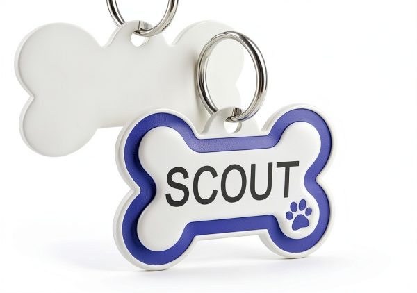 GoTags Stainless Steel Dog ID Tag Laser Engraved-0