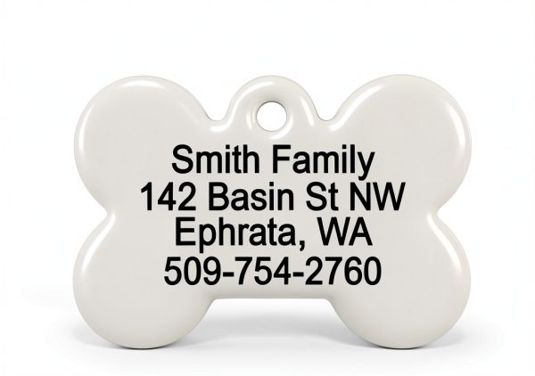 GoTags Stainless Steel Dog ID Tag Laser Engraved-3