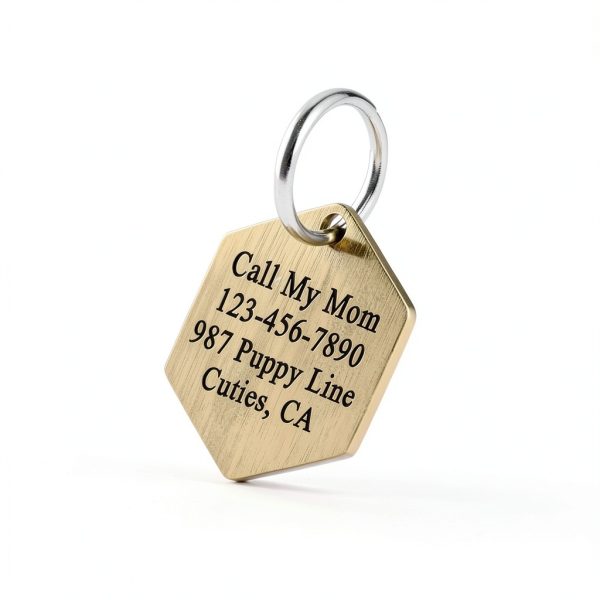 Ultra Joys Pet ID Tags Stainless Steel Personalized-2