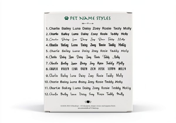 Ultra Joys Pet ID Tags Stainless Steel Personalized-3
