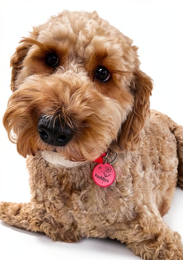 Brayhoo Silicone Pet ID Tags Durable Engraved for Dogs Cats-5