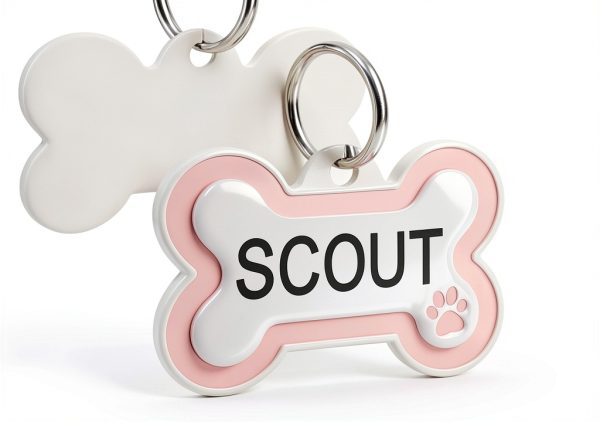 Stainless Steel Dog ID Tag Laser Engraved GoTags Pet-0