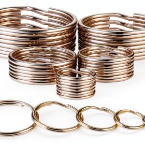YHYZ Metal Key Rings Assorted Sizes Stainless Steel Alloy-0