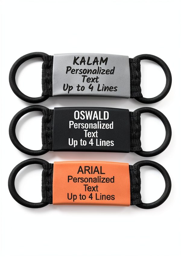 GoTags Pet ID Tags Stainless Steel Slide On Customizable-5