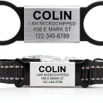 AM Nails Personalized Pet ID Tags Stainless Steel Silicone-0