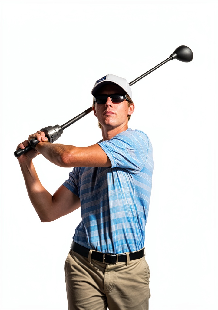 Golf guide displayed on a Kindle device during a practice session