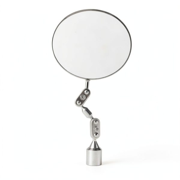DAYSLIVES Magnetic Inspection Mirror 3.35" with Adjustable Head-0