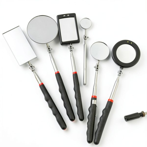 GGSTDDUP Telescopic Inspection Mirror 6 Pack Adjustable Anti Rust-4