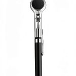 Mayhew CatsPaw 1-1/4" Black Inspection Mirror with Pivot Ball Joint-0