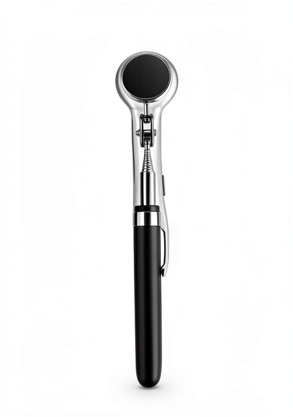 Mayhew CatsPaw 1-1/4" Black Inspection Mirror with Pivot Ball Joint-0