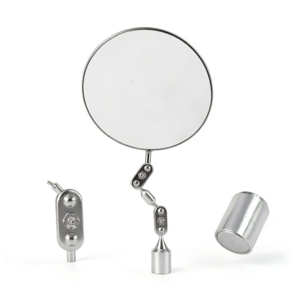 DAYSLIVES Magnetic Inspection Mirror 3.35" with Adjustable Head-1