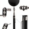 Enbar Lighted Telescoping Mirror Set Square Round 2‑Piece Silver-3
