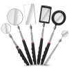 GGSTDDUP Telescopic Inspection Mirror 6 Pack Adjustable Anti Rust-0