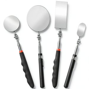 Inspection Mirror Jucoan 4‑Pack Extendable Telescoping Rod Set-0