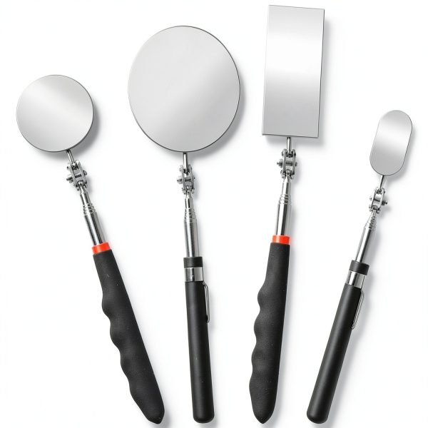 Inspection Mirror Jucoan 4‑Pack Extendable Telescoping Rod Set-0