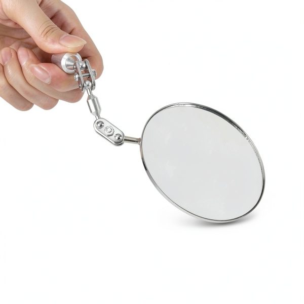 DAYSLIVES Magnetic Inspection Mirror 3.35" with Adjustable Head-3
