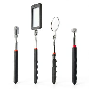 Inspection Mirror JieGong Tool Black Magnetic 360 Rotation Handle-0