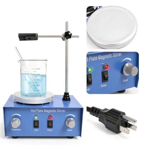 Magnetic Stirrer Hot Plate Vevitts 1000ml 2400RPM 100°C Lab Stirrer-4