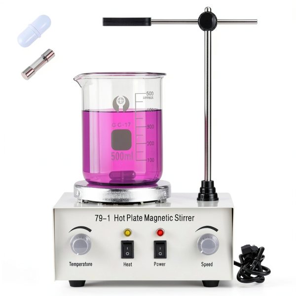 Magnetic Stirrer Hot Plate Slendor 79-1 Lab Mixer 2400 RPM 250W-0