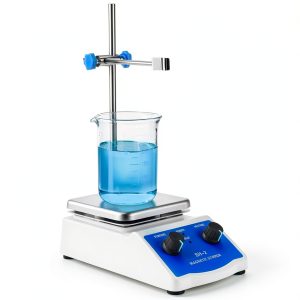 QWORK Magnetic Stirrer Hot Plate Mixer 1000ml 5x5in 520°F 100-2000 RPM-0