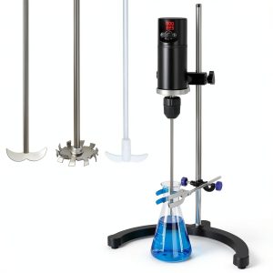 Electric Overhead Stirrer VOEDOR Max 40L 160W LCD Digital Lab Mixer-0