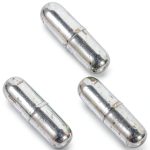 Magnetic Stirrer GLEAVI 3pcs Stainless Steel Bar 2.35x0.70x0.70cm-0